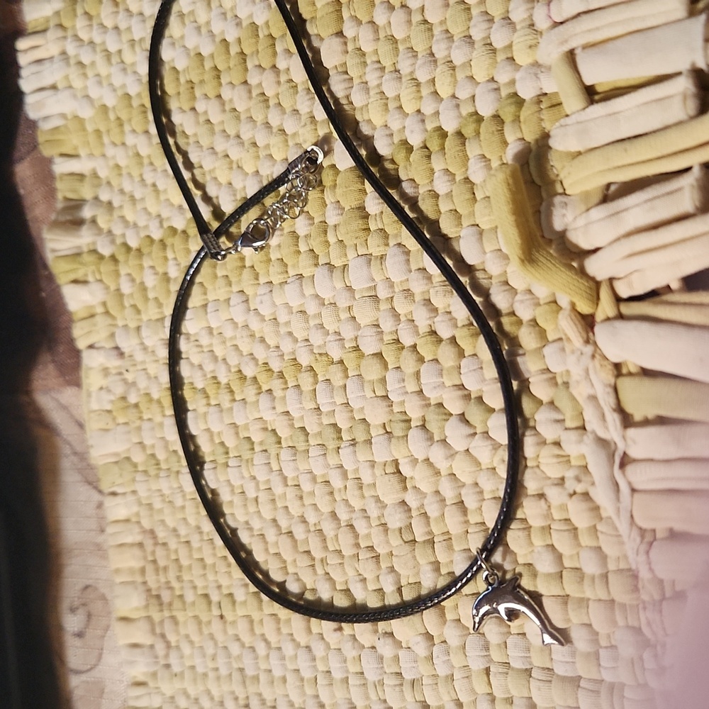 Just in : Artisan Hand Crafted  Necklace with a dolphin charm